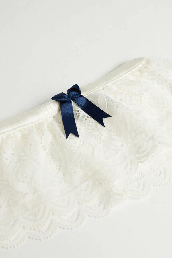 Brand new 😍 Intimissimi 👩 Women Lace Garter Talc White 🔥 5 Brand new 😍 Intimissimi 👩 Women Lace Garter Talc White 🔥 - Image 5