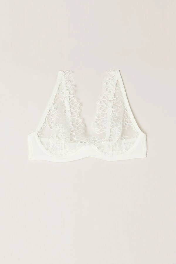 Best Pirce ⌛ Intimissimi 👩 Women Eternal Love Balconette Bra Talc White 👍 5 Best Pirce ⌛ Intimissimi 👩 Women Eternal Love Balconette Bra Talc White 👍 - Image 3