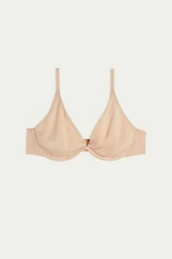 Promo ❤️ Intimissimi 👩 Women Giulia Balconette Bra In Ultralight Microfiber Silk Pink 🌟 -panties Sales Store RBD49G044 F