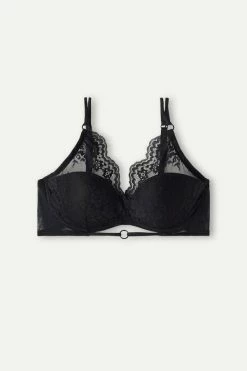 Budget 💯 Intimissimi 👩 Women Feeling Sexy Giorgia Balconette Bra Black ⌛ -panties Sales Store RI2449G019 F