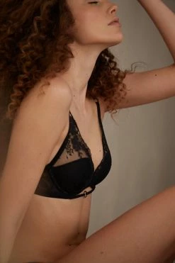 Budget 💯 Intimissimi 👩 Women Feeling Sexy Giorgia Balconette Bra Black ⌛ -panties Sales Store RI2449G019 M