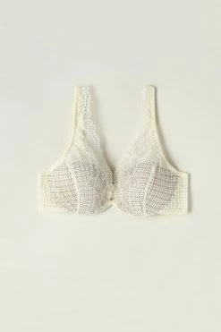 Best deal ✔️ Intimissimi 👩 Women Romantic Heritage Elena Balconette Bra Butter White ⭐ -panties Sales Store RI2462L907I F