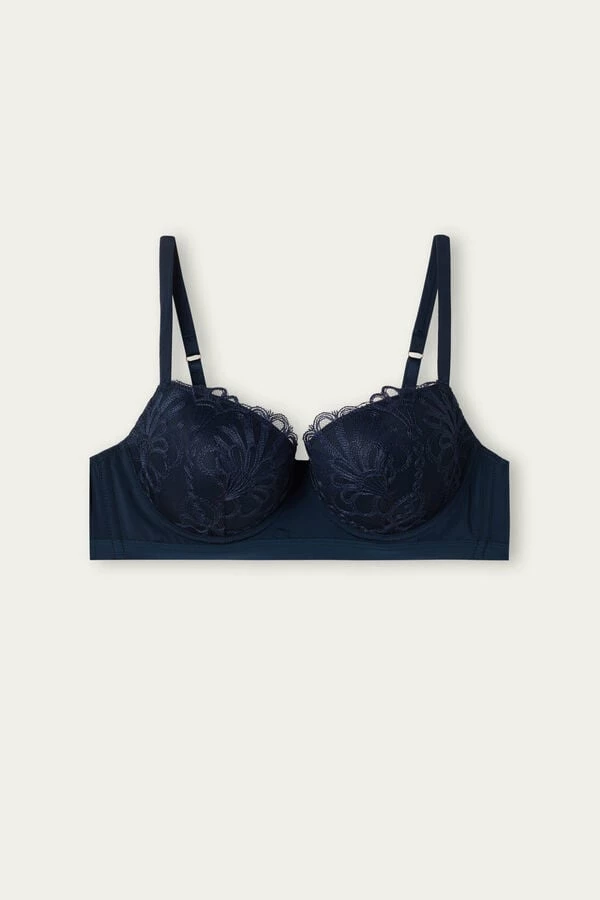 Wholesale 🌟 Intimissimi 👩 Women Romantic Life Sofia Balconette Bra Intense Blue ⭐ 6 Wholesale 🌟 Intimissimi 👩 Women Romantic Life Sofia Balconette Bra Intense Blue ⭐ - Image 4