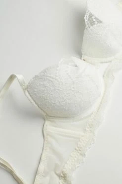 Buy 🤩 Intimissimi 👩 Women Jardin D’Amour Demi Bra Black 🤩 -panties Sales Store RID24452127 D1