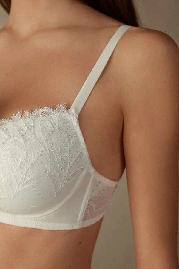 Hot Sale โ๏ธ Intimissimi ๐ฉ Women Fly Me To The Moon Sofia Balconette Bra Talc White ๐ 3 Hot Sale โ๏ธ Intimissimi ๐ฉ Women Fly Me To The Moon Sofia Balconette Bra Talc White ๐