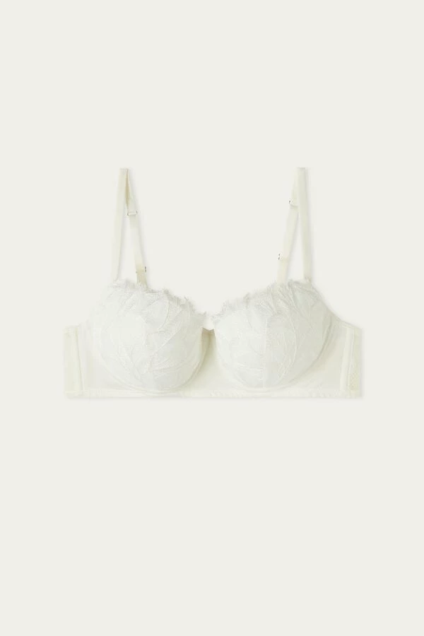 Hot Sale โ๏ธ Intimissimi ๐ฉ Women Fly Me To The Moon Sofia Balconette Bra Talc White ๐ 5 Hot Sale โ๏ธ Intimissimi ๐ฉ Women Fly Me To The Moon Sofia Balconette Bra Talc White ๐ - Image 3