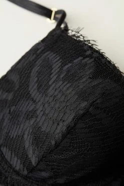 Brand new 🥰 Intimissimi 👩 Women Sensual Unbounded Balconette Bra Black 🤩 -panties Sales Store RID2460019 D1