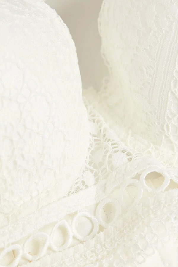 Outlet π Intimissimi π© Women Toujours LβAjour Sofia Balconette Bra Talc White π 6 Outlet π Intimissimi π© Women Toujours LβAjour Sofia Balconette Bra Talc White π - Image 4