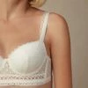 Outlet 🎉 Intimissimi 👩 Women Toujours L’Ajour Sofia Balconette Bra Talc White 🔔