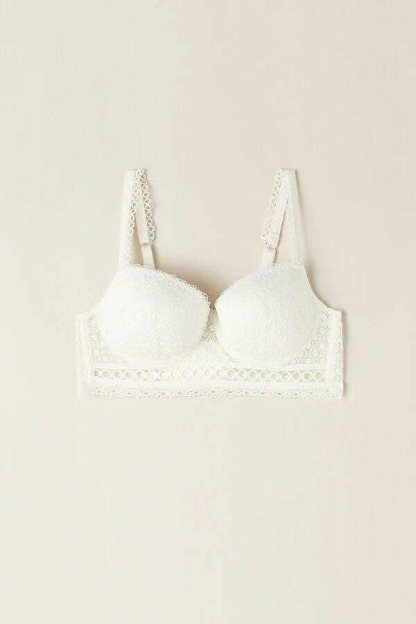 Outlet π Intimissimi π© Women Toujours LβAjour Sofia Balconette Bra Talc White π 5 Outlet π Intimissimi π© Women Toujours LβAjour Sofia Balconette Bra Talc White π - Image 3