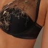 Best deal 😍 Intimissimi 👩 Women A Touch Of Light Giorgia Balconette Bra Black 💯 -panties Sales Store RID2476019 DT1W