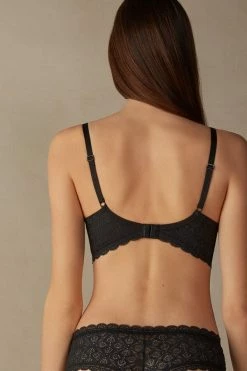 Outlet 🎁 Intimissimi 👩 Women Irina Balconette Bra In Lace Silk Pink 🎉 -panties Sales Store RID96I019 4B BI