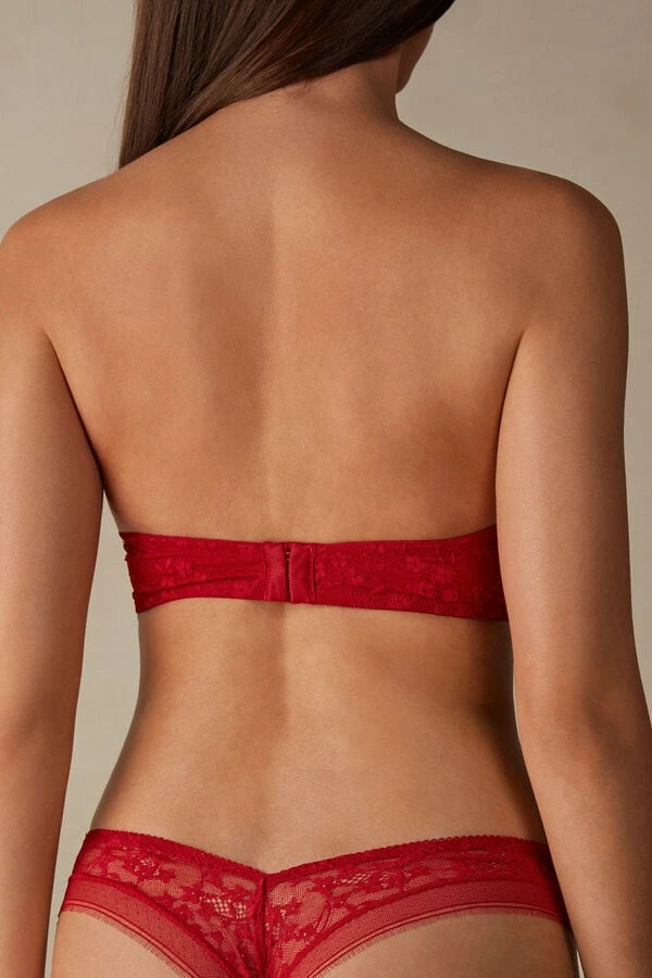 Budget 𧨠Intimissimi π© Women Luxury Treats Gioia Bandeau Bra π¬ Candy Apple Red β€οΈ 4 Budget 𧨠Intimissimi π© Women Luxury Treats Gioia Bandeau Bra π¬ Candy Apple Red β€οΈ - Image 2