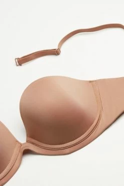 Flash Sale 🥰 Intimissimi 👩 Women Anna Bandeau Bra In Ultralight Microfiber Black ❤️ -panties Sales Store RIF49N 417I D1