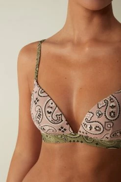 Outlet 🎁 Intimissimi 👩 Women Bandana Mania Tiziana Triangle Bra Bandana Print 🤩