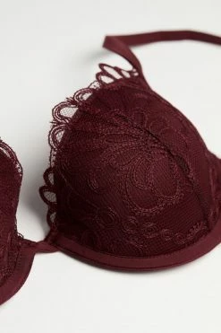 Top 10 🤩 Intimissimi 👩 Women Romantic Life Bellissima Push-up Bra Dark Red 😉 12 Top 10 🤩 Intimissimi 👩 Women Romantic Life Bellissima Push-up Bra Dark Red 😉 -panties Sales Store RPD2440741I D1