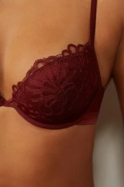 Top 10 🤩 Intimissimi 👩 Women Romantic Life Bellissima Push-up Bra Dark Red 😉 9 Top 10 🤩 Intimissimi 👩 Women Romantic Life Bellissima Push-up Bra Dark Red 😉 -panties Sales Store RPD2440741I DT2W