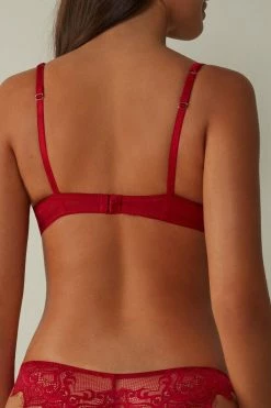 Cheapest 🥰 Intimissimi 👩 Women Silhouette D’Amour Bellissima Push-up Bra Black 🛒 -panties Sales Store RPD24429888 BI