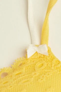 Discount 🧨 Intimissimi 👩 Women ☀️ Summer Breeze Elettra Super Push-up Bra Intense Yellow 👍 -panties Sales Store RPD2461906I D1