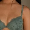 Outlet 🎉 Intimissimi 👩 Women Prairie Bouquet Bellissima Push-up Bra Jade Green 🛒 -panties Sales Store RPD2471991I DT1W