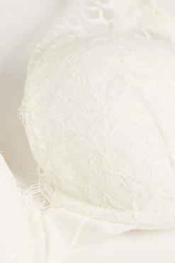 Best deal ⌛ Intimissimi 👩 Women Elettra Eternal Love Push-up Bra Talc White 🛒 -panties Sales Store RPD24722127 D1