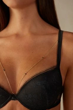 Best Sale ๐คฉ Intimissimi ๐ฉ Women Luxury Treats Bellissima Push-up Bra Black โค๏ธ