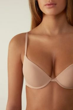 Deals 😉 Intimissimi 👩 Women Simona Microfiber Super Push-Up Bra White 😀