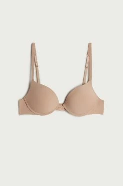 Deals 😉 Intimissimi 👩 Women Simona Microfiber Super Push-Up Bra White 😀 -panties Sales Store RPD50S 044 F