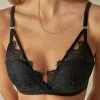 Discount 😍 Intimissimi 👩 Women Silhouette D’Amour Fabiola Push-up Bra Black 🔔 -panties Sales Store RPS2442019 DT1W