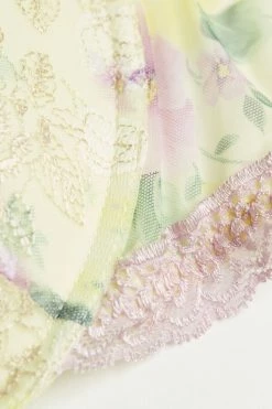 Top 10 😍 Intimissimi 👩 Women Flower Power Gioia Super Push-up Bra Pastel Yellow Floral Print ⌛ -panties Sales Store RPS2452870I D1