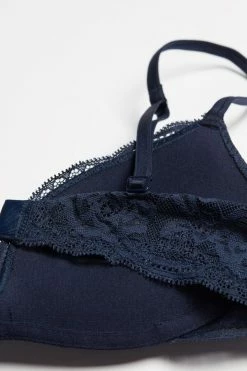 Promo 🌟 Intimissimi 👩 Women Gioia Lace Super Push-Up Bra Black ❤️ -panties Sales Store RPS91G 1467 D1