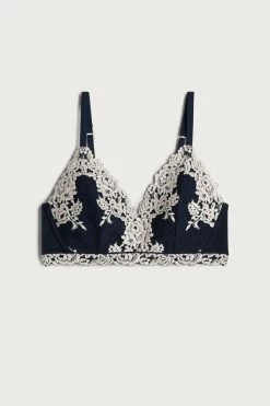 Outlet โค๏ธ Intimissimi ๐ฉ Women Lucia Pretty Flowers Triangle Bra Intense Blue/vanilla ๐ 11 Outlet โค๏ธ Intimissimi ๐ฉ Women Lucia Pretty Flowers Triangle Bra Intense Blue/vanilla ๐ -panties Sales Store RS1294I 347I F