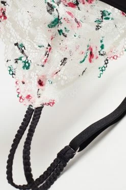 Brand new 😀 Intimissimi 👩 Women Bloom & Blossom Triangle Bra Talc White Floral Print 😀 -panties Sales Store RSD2451869I D1