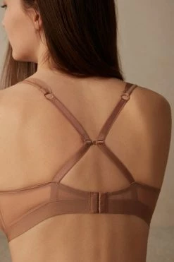 Discount ⭐ Intimissimi 👩 Women Lara Invisible Touch Triangle Bra Talc White 😉