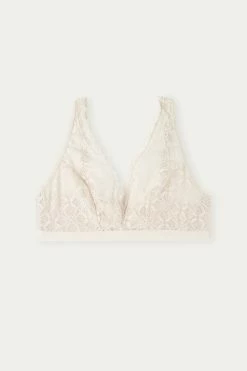 Top 10 🎉 Intimissimi 👩 Women Lara Triangle Bra In Lace Bright Blue 🧨 -panties Sales Store RSD96M2280 F