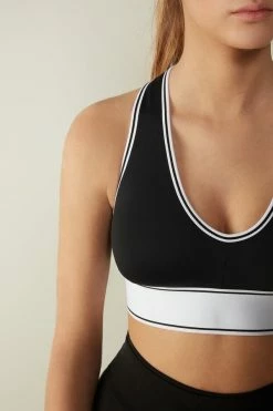 Cheap 🧨 Intimissimi 👩 Women In Action Bra With Supima® Cotton Lining Medium Heather Grey/black 💯