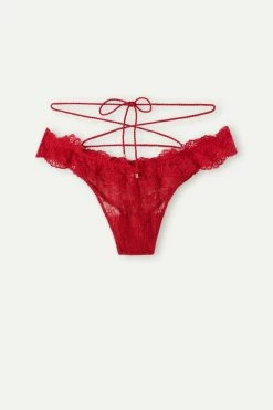 Best deal 🌟 Intimissimi 👩 Women Loosen Heartstrings ‘80s Style Brazilian Black ⭐ -panties Sales Store SB2465O9888 F