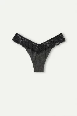 Buy โ Intimissimi ๐ฉ Women Shimmer All Night โ80s Style Brazilian Silver ๐ 9 Buy โ Intimissimi ๐ฉ Women Shimmer All Night โ80s Style Brazilian Silver ๐ -panties Sales Store SB2482O139J F
