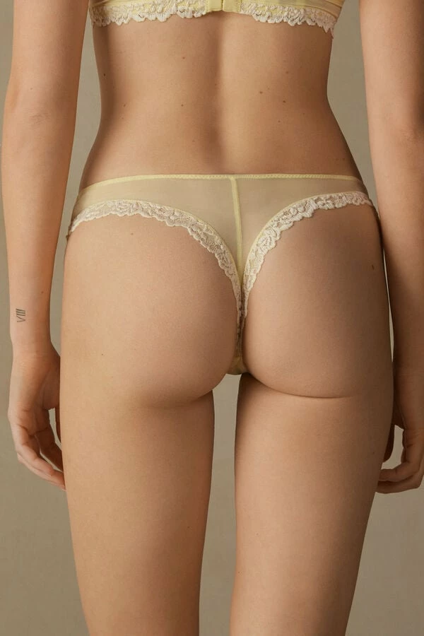 Best Pirce ๐งจ Intimissimi ๐ฉ Women Pretty Flowers Cheeky Panties Pastel Yellow/ivory โญ 3 Best Pirce ๐งจ Intimissimi ๐ฉ Women Pretty Flowers Cheeky Panties Pastel Yellow/ivory โญ - Image 2