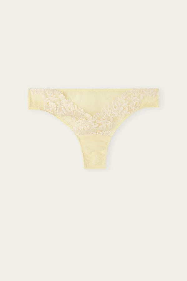 Best Pirce ๐งจ Intimissimi ๐ฉ Women Pretty Flowers Cheeky Panties Pastel Yellow/ivory โญ 4 Best Pirce ๐งจ Intimissimi ๐ฉ Women Pretty Flowers Cheeky Panties Pastel Yellow/ivory โญ - Image 3