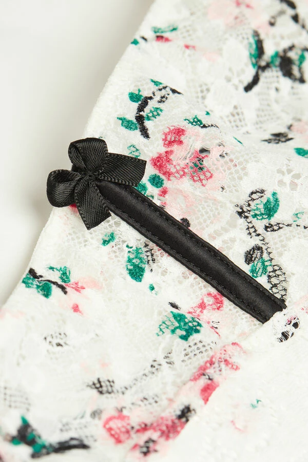 Flash Sale 🎉 Intimissimi 👩 Women Bloom & Blossom Brazilian Talc White Floral Print ✨ 6 Flash Sale 🎉 Intimissimi 👩 Women Bloom & Blossom Brazilian Talc White Floral Print ✨ - Image 4