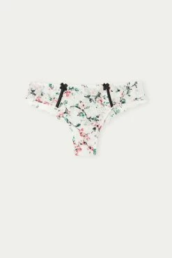 Flash Sale 🎉 Intimissimi 👩 Women Bloom & Blossom Brazilian Talc White Floral Print ✨ 9 Flash Sale 🎉 Intimissimi 👩 Women Bloom & Blossom Brazilian Talc White Floral Print ✨ -panties Sales Store SBD2451869I F