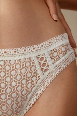 Buy ๐ฅ Intimissimi ๐ฉ Women Toujours LโAjour Brazilian Talc White โจ