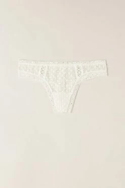 Buy 🔥 Intimissimi 👩 Women Toujours L’Ajour Brazilian Talc White ✨ 9 Buy 🔥 Intimissimi 👩 Women Toujours L’Ajour Brazilian Talc White ✨ -panties Sales Store SBD24692127 F