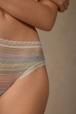Deals ✔️ Intimissimi 👩 Women Colour Me Happy Panties Multicolor Stripes 🥰