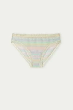 Deals ✔️ Intimissimi 👩 Women Colour Me Happy Panties Multicolor Stripes 🥰 -panties Sales Store SID2458914I F