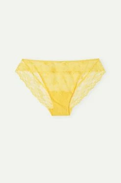 Best Sale 🛒 Intimissimi 👩 Women 🌞 Summer Breeze Panties Intense Yellow 🔥 -panties Sales Store SID2461906I F