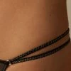 Hot Sale 😍 Intimissimi 👩 Women A Touch Of Light String Thong Black 🔥
